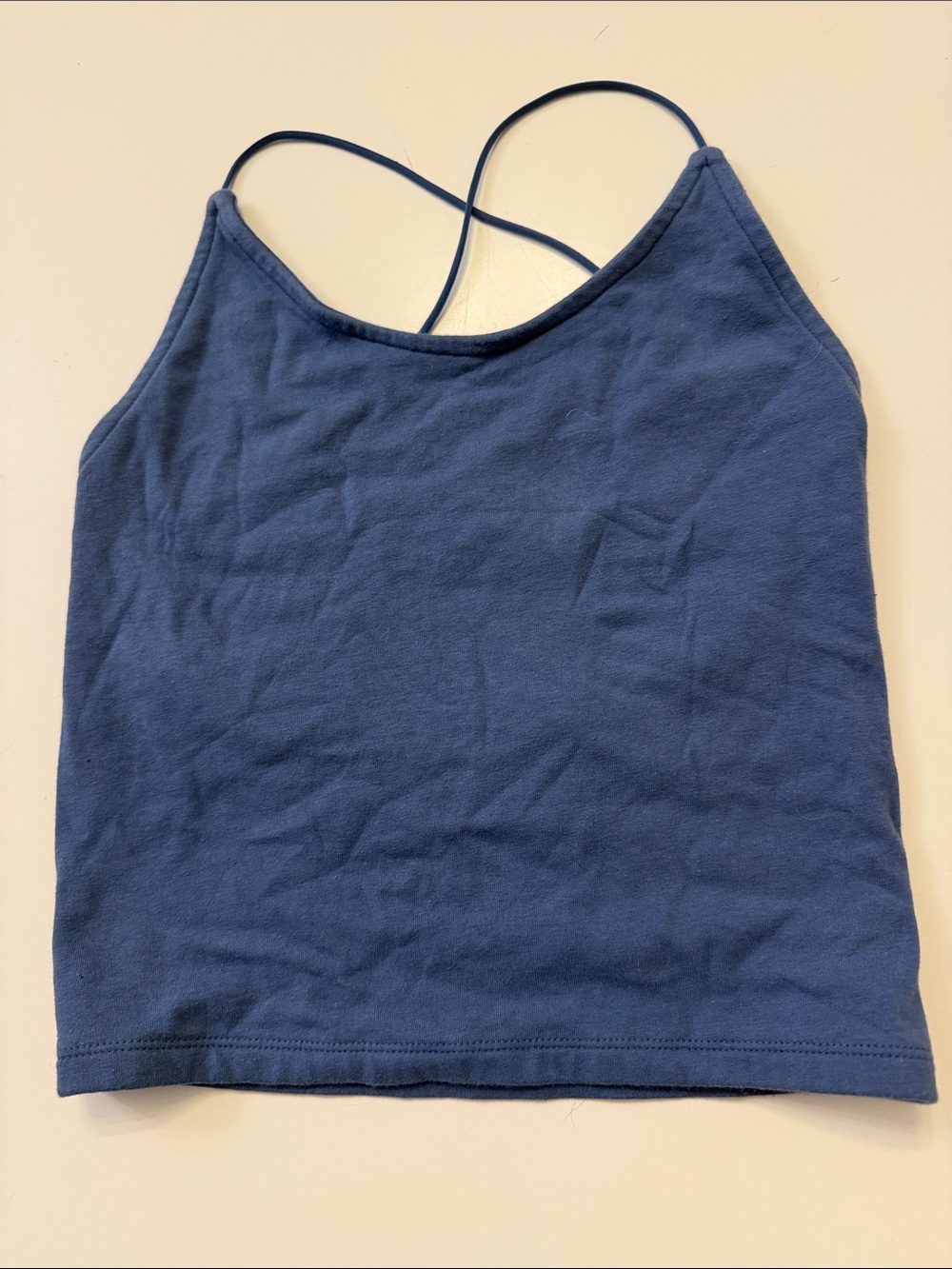 American Eagle Faded Blue Strappy Camisole Tank Top